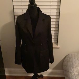 New Rachel Zoe sateen jacket size s